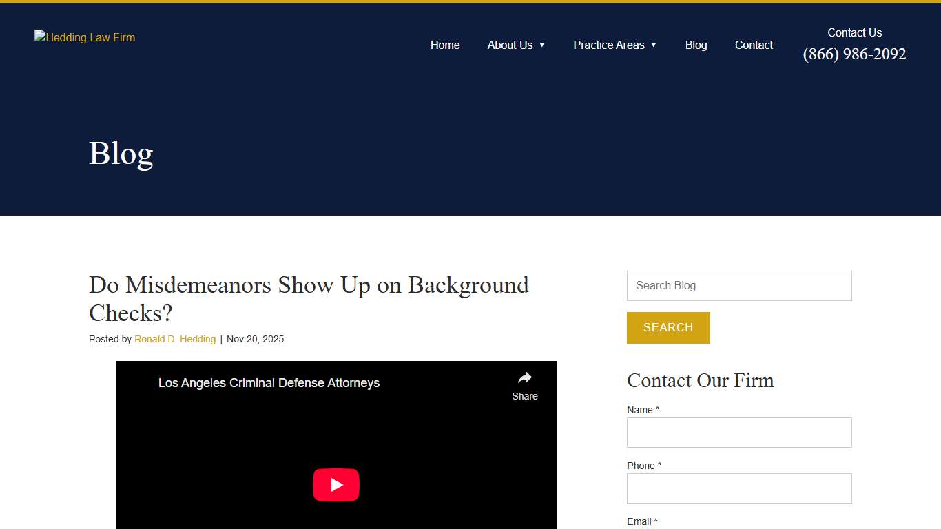 Do Misdemeanors Show Up on Background Checks?